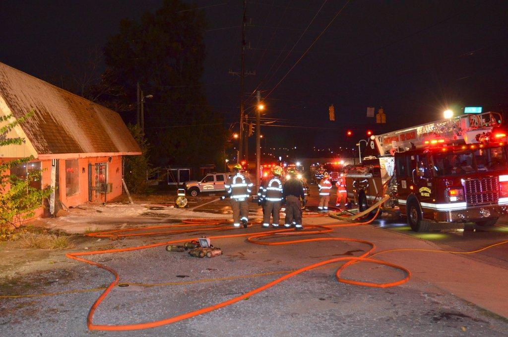 Commercial Fire on Central Avenue