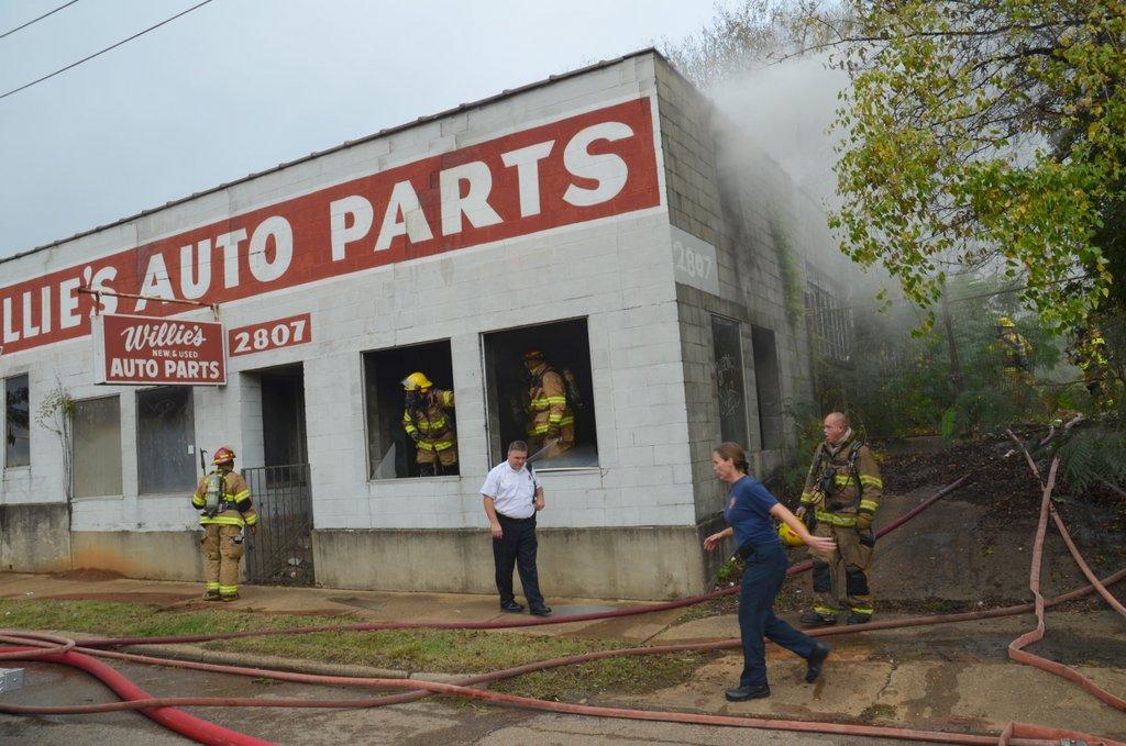 Commercial Fire on Rossville Boulevard