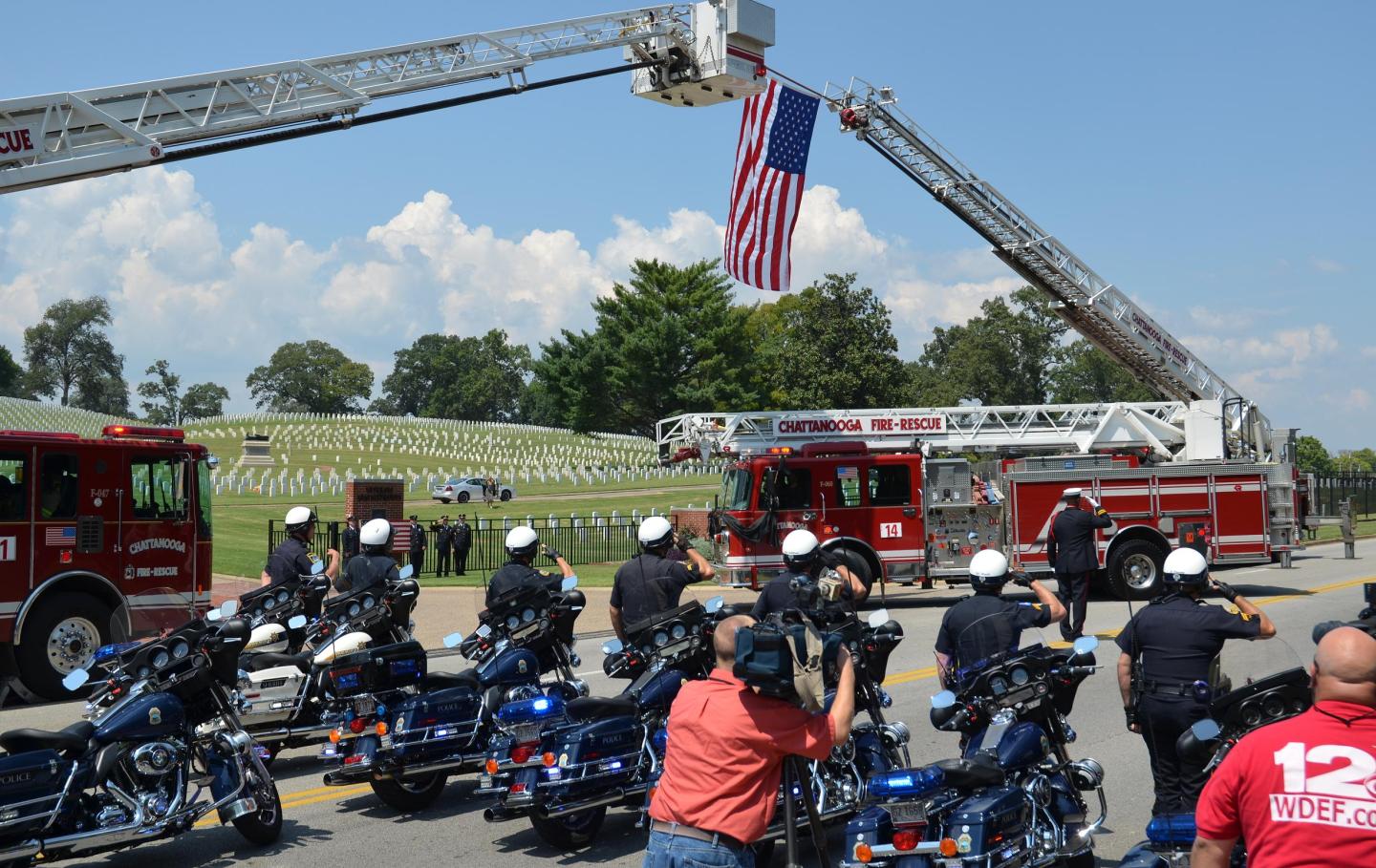 Funeral Service for Captain Roulos Davis