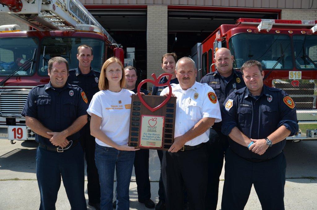 Station 19 Wins Food Drive Competition