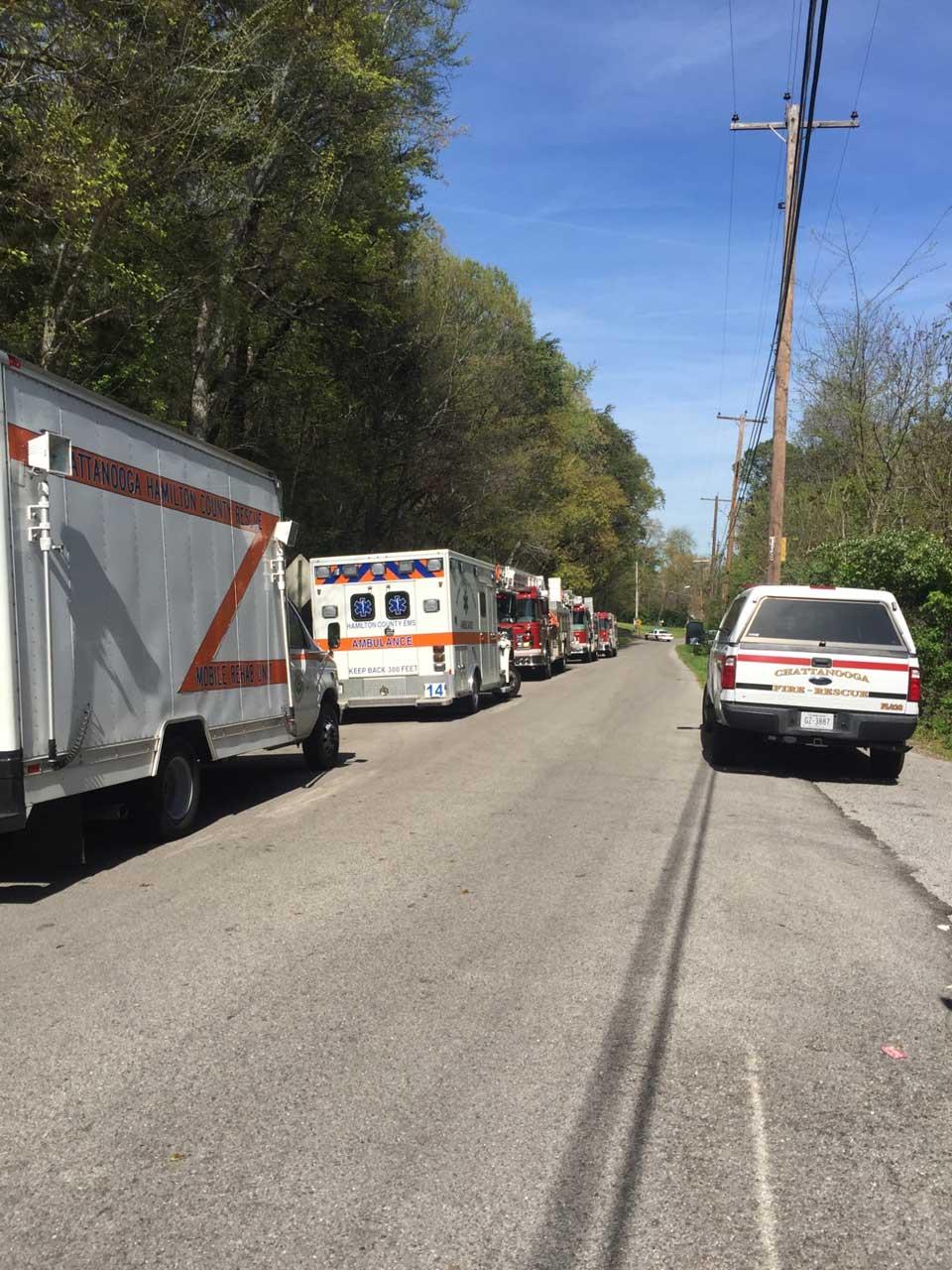 Brush Fire Missionary Ridge