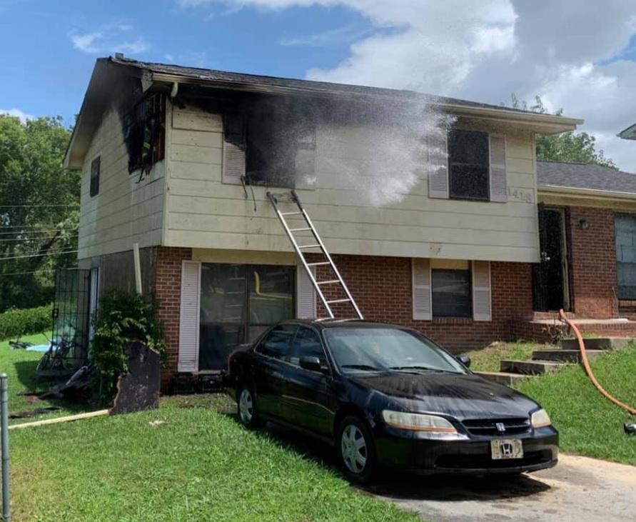 Carousel Lane fire contained to one room