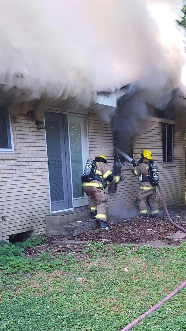 Cause of Duplex Fire Suspicious