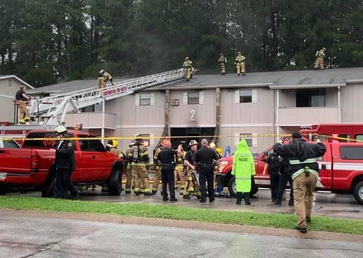 CFD, CPD rescue residents from burning apt. building