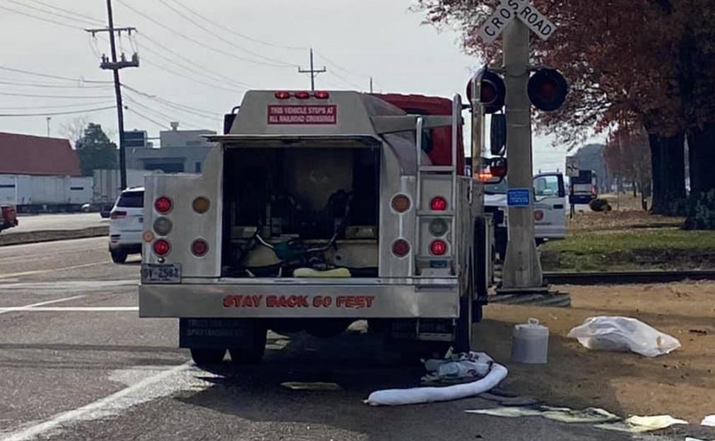 CFD fuel truck leak