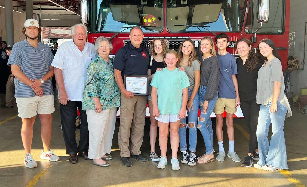 Special Operations Chief Terry Knowles and family