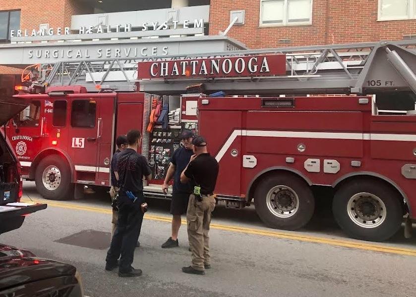 CFD responds to fire at Erlanger Hospital