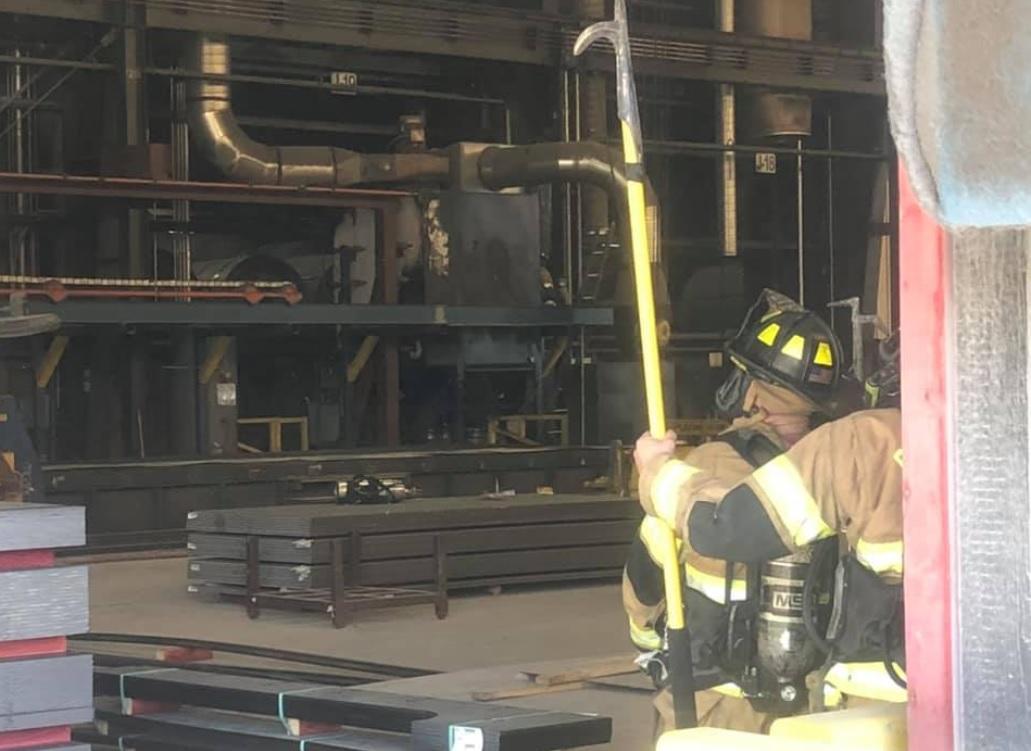 CFD responds to fire at steel business