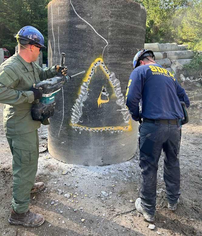 CFD's teaches regional first responders how to respond to a structural collapse