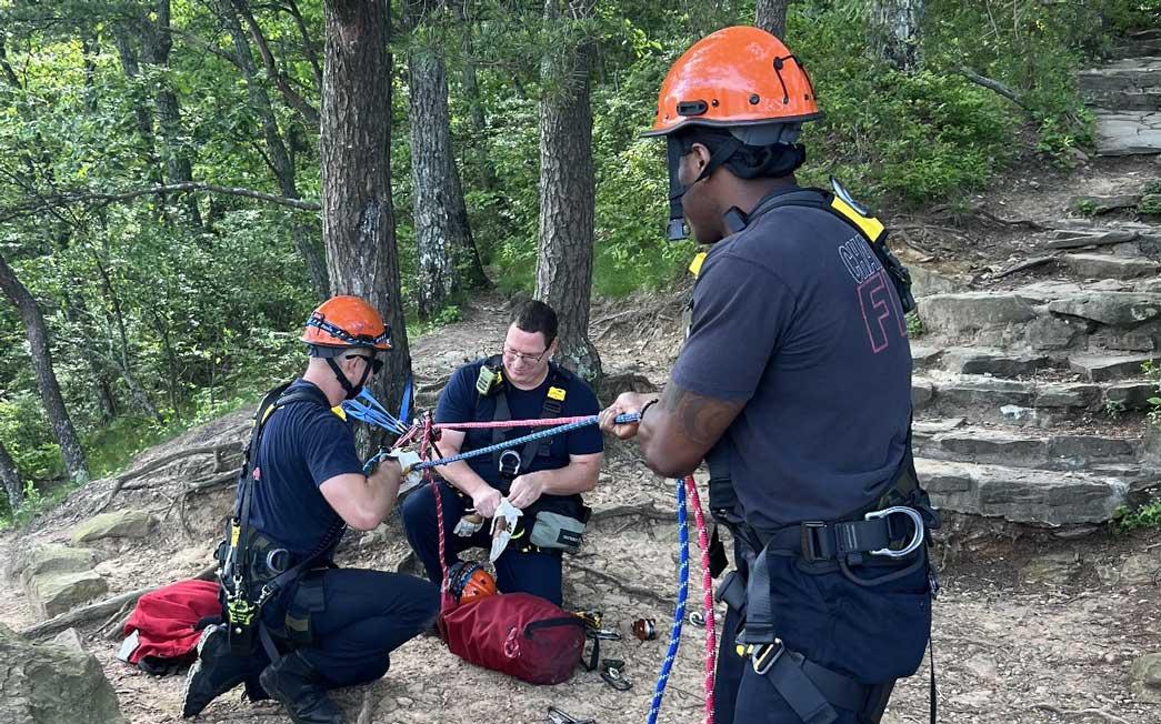 Climber rescued from Sunset Rock