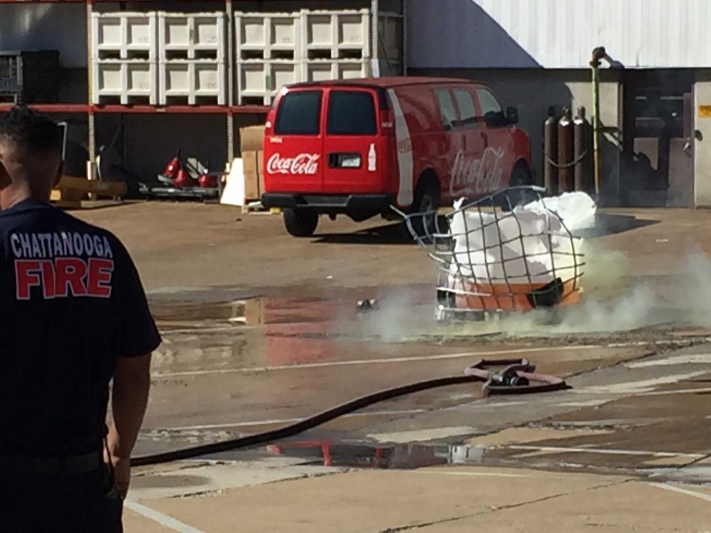 Coca-Cola Employee Seriously Injured in Haz-Mat Incident