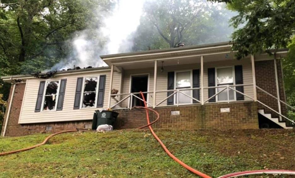 Difficult firefighting operation at Hixson home