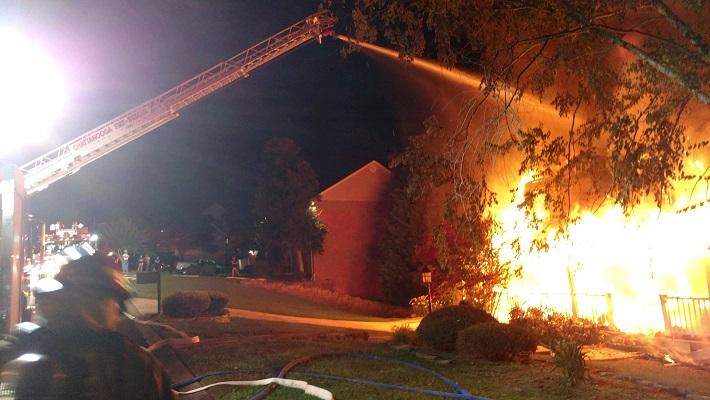 Early Morning Fire in Hixson