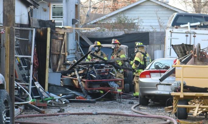 East Lake house fire contained to garage