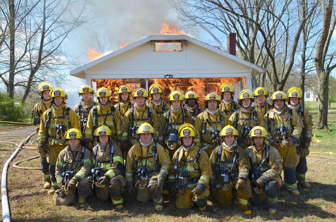 Fire Academy Burns House to the Ground