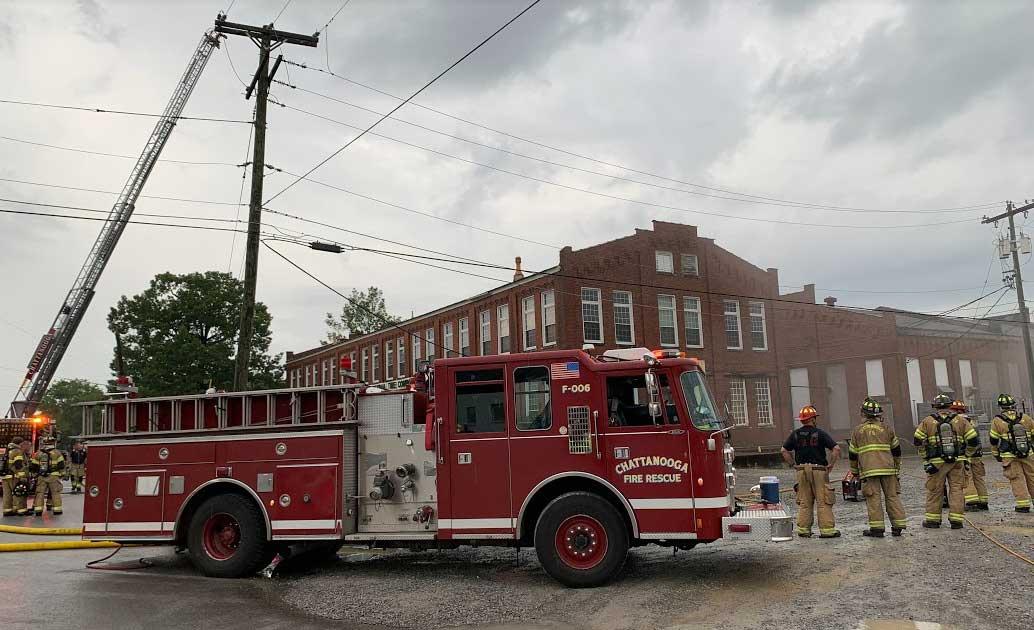 Fire at 8th Ave business tackled quickly