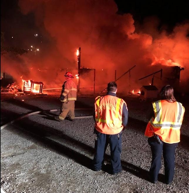 Fire completely destroys Lookout Valley home