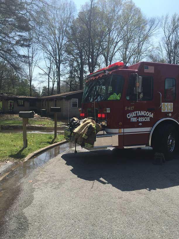 Fire Damages Abandoned Duplex