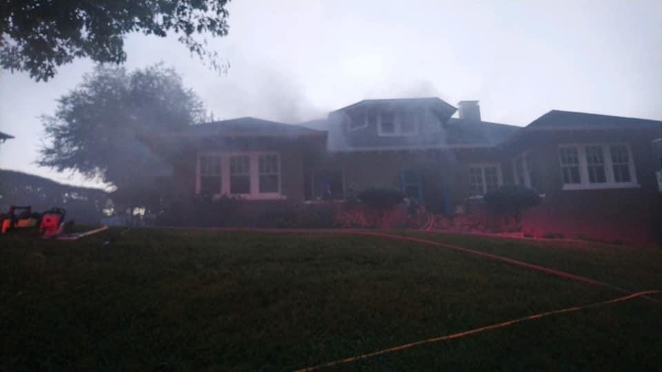 Fire damages Missionary Ridge home