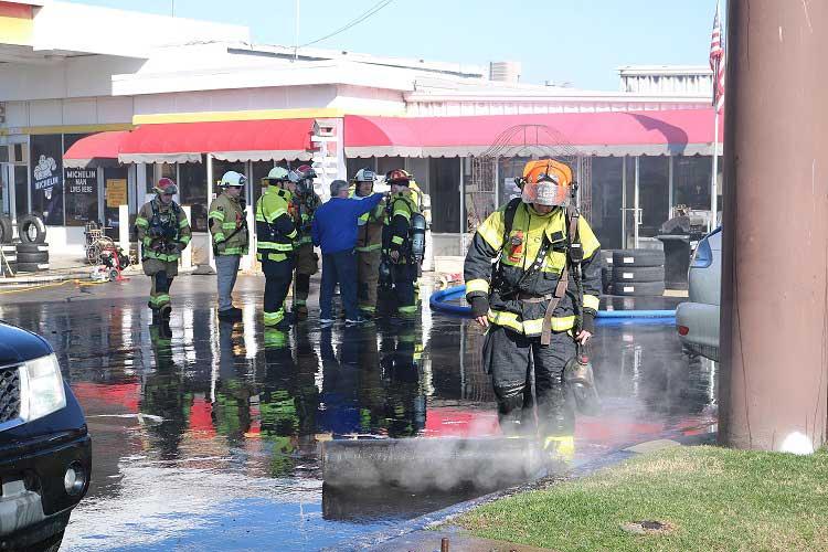 Fire Damages Ooltewah Service Station