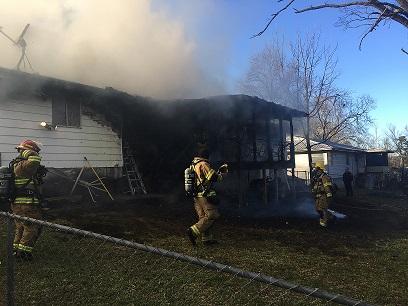 Fire Destroys Home on Austin Drive