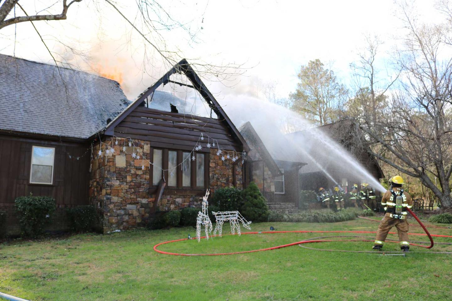 Fire Destroys Home on Big Ridge