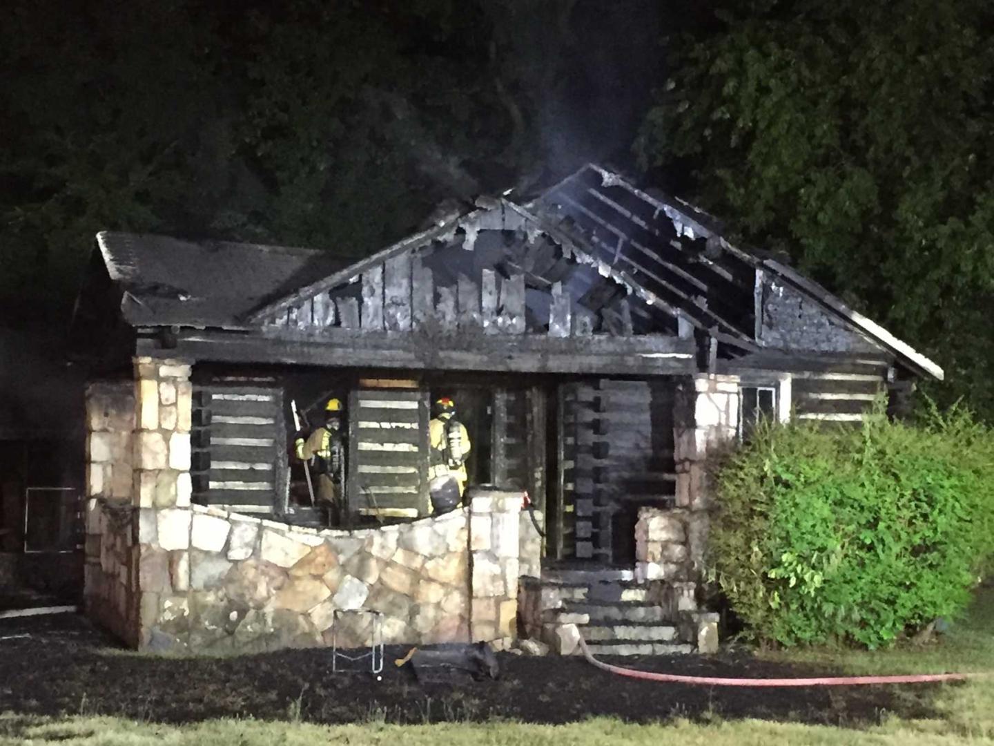 Fire Destroys Vacant House