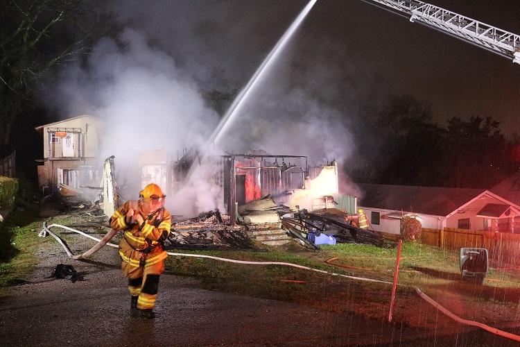 Fire Destroys Vacant House