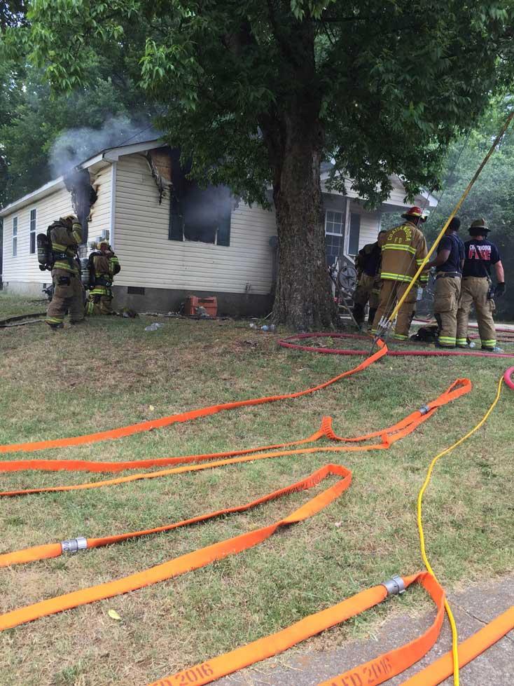 Fire Displaces Family of Four