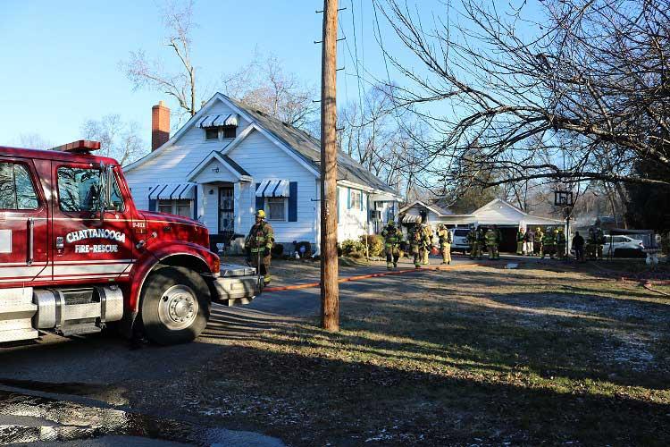 Fire Forces Two Women from Home