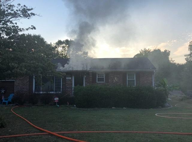 Fire found under floor of home