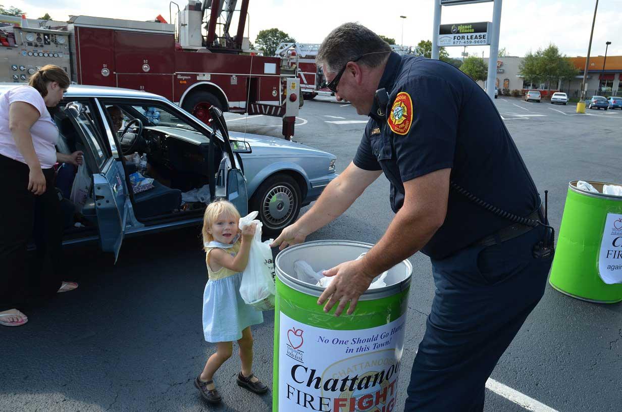 Firefighters Against Hunder Food Drive Next Week