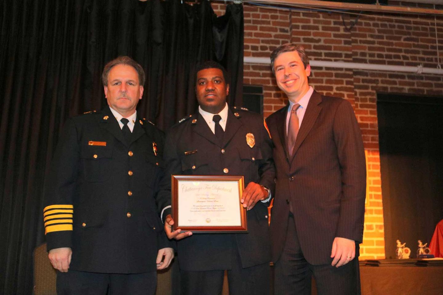 Firefighters Honored at CFD Awards Ceremony