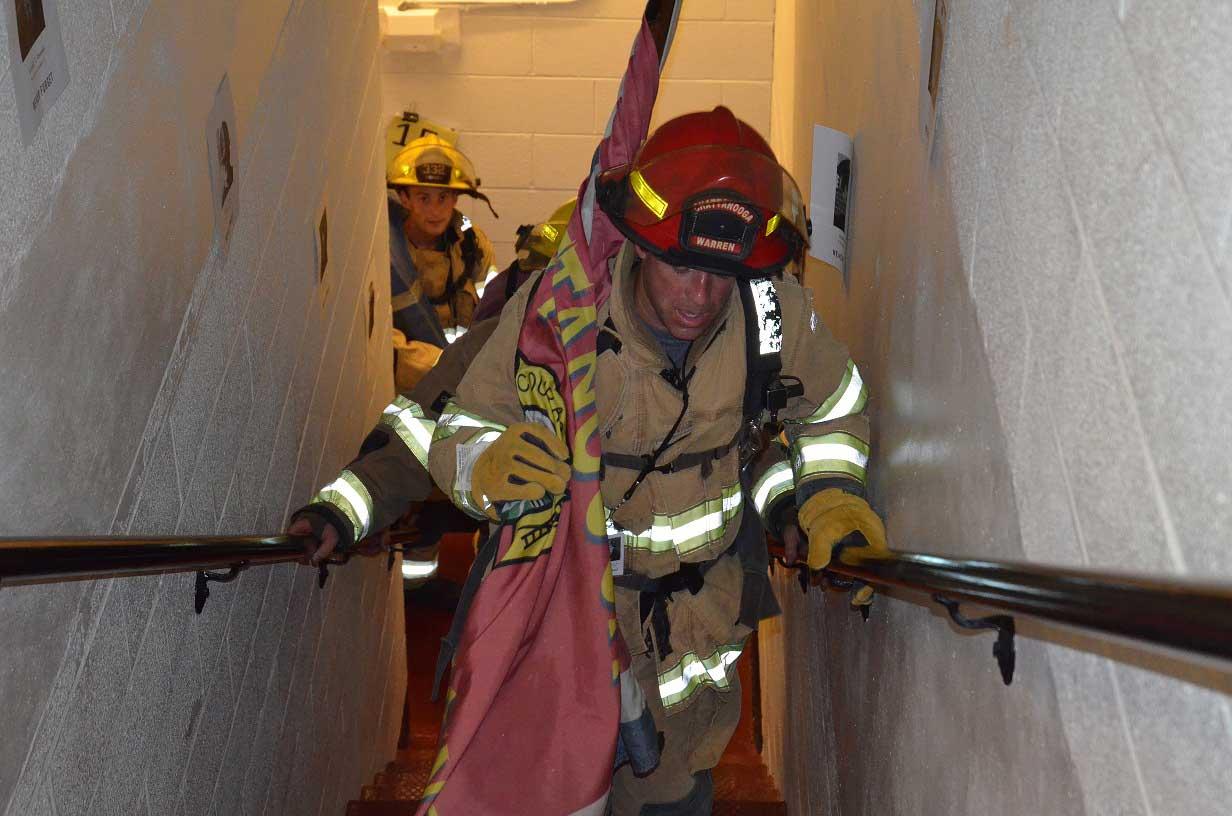 Firefighters Participate in First 9/11 Stair Climb in Chattanooga