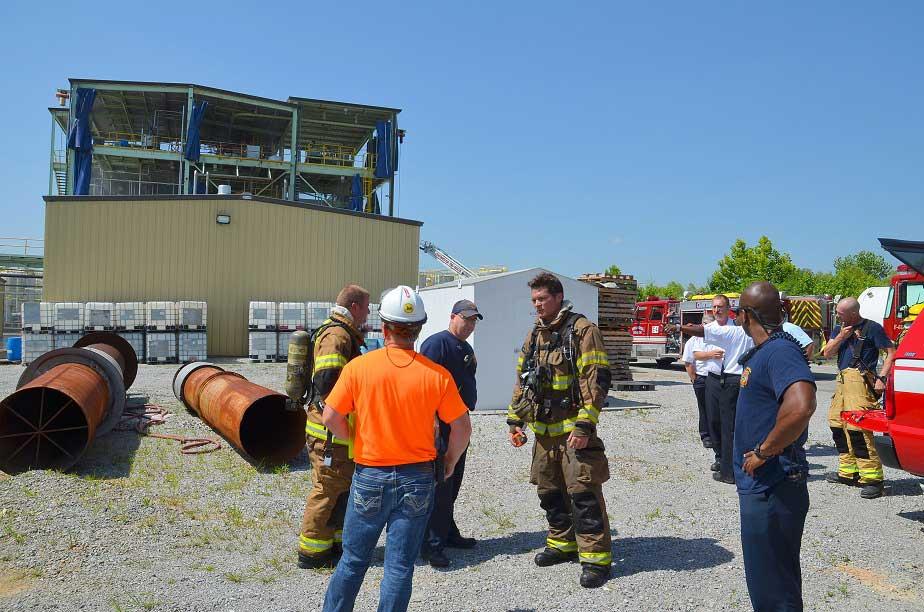 Firefighters Respond to Fire/Chemical Leak at NA Industries