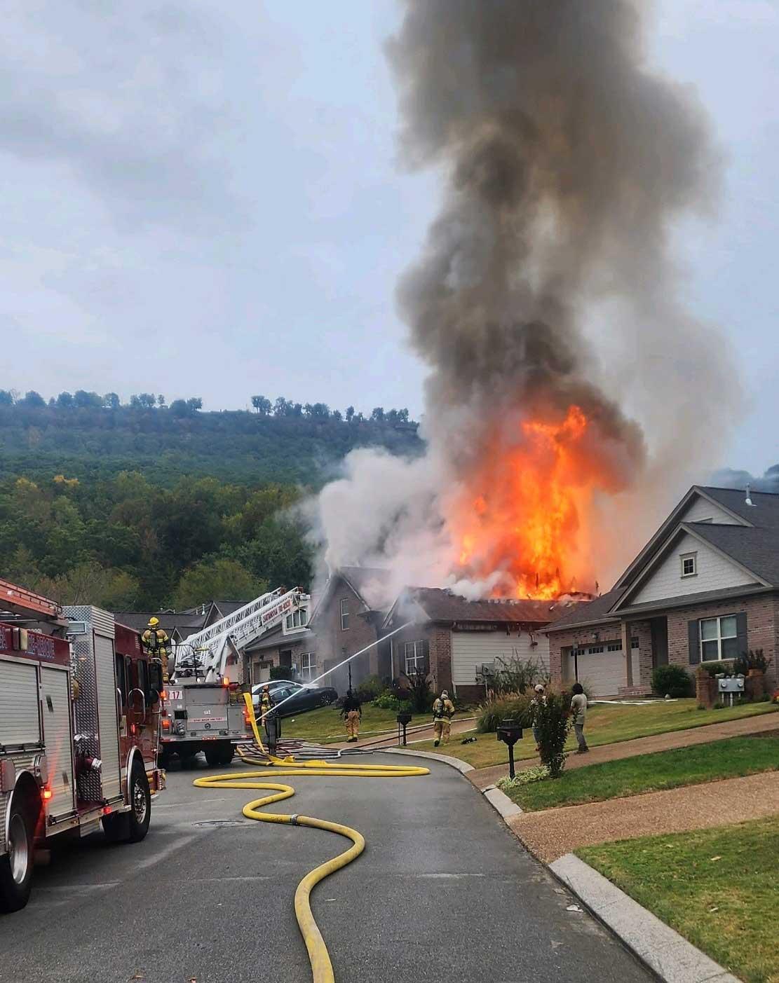 Tiger Lily Trail house fire