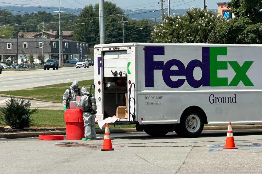 Hazmat response outside of Hixson Walgreens