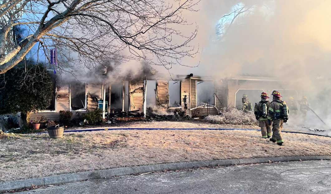 Ashley Forest Drive house destroyed by fire