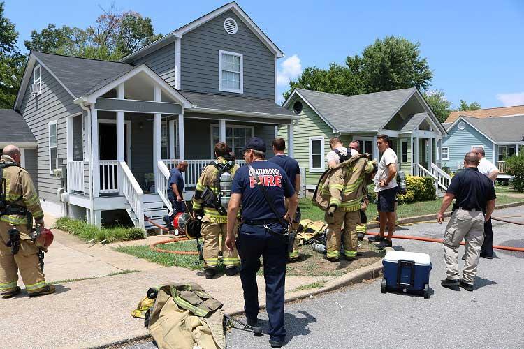 House Damaged by Kitchen Fire