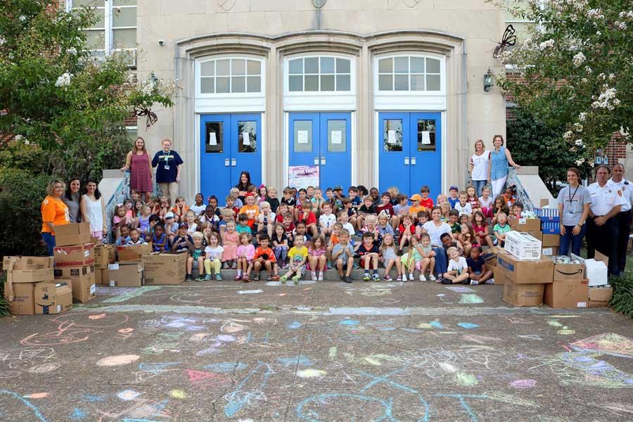 Local Schools Help Boost Firefighter Food Drive