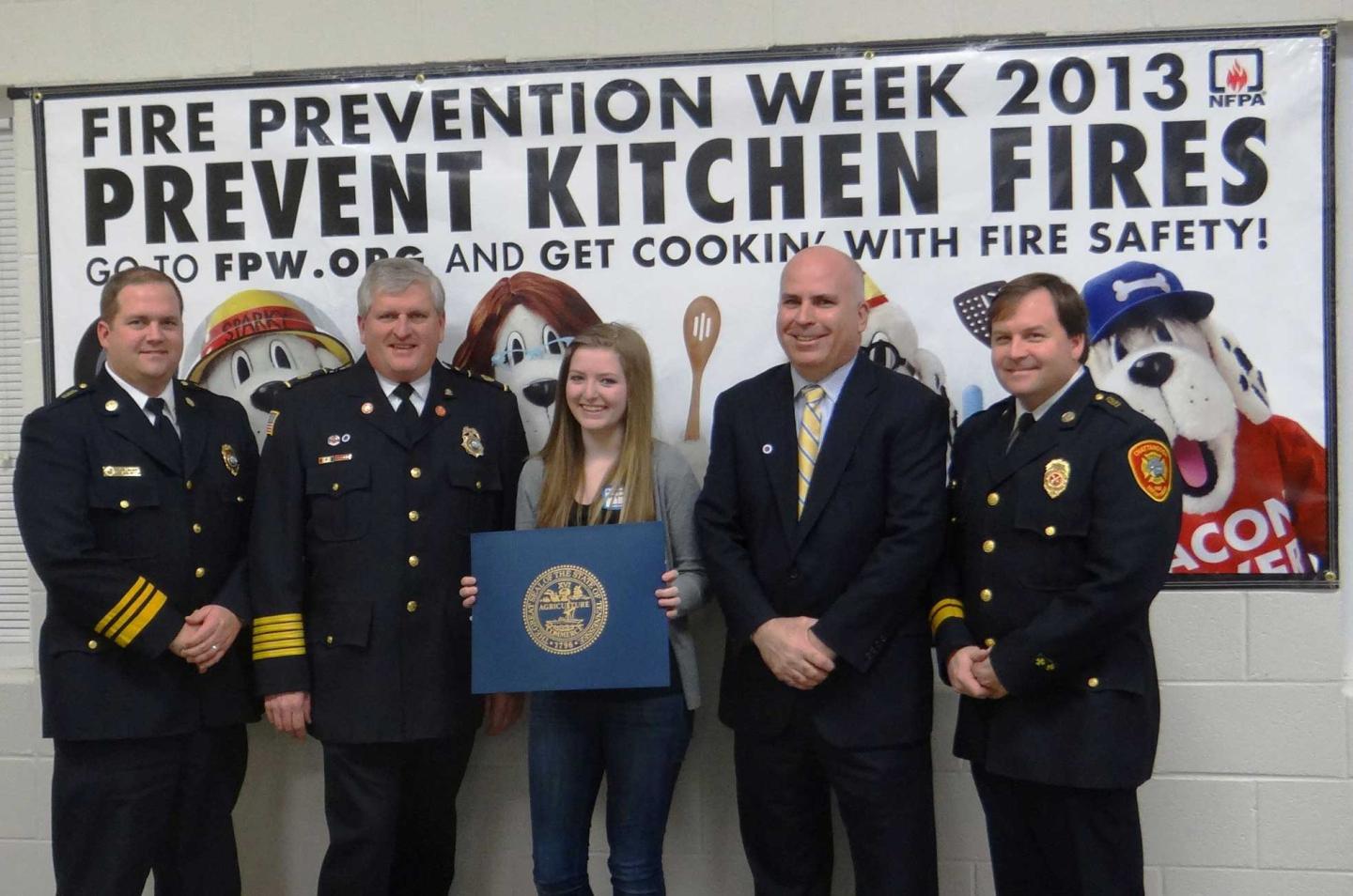 Local Students Win State Recognition in Fire Prevention Week Contest