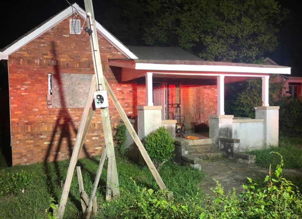 McCallie Ave vacant house fire