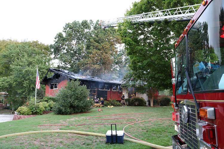 Morning Fire Destroys Valleybrook House