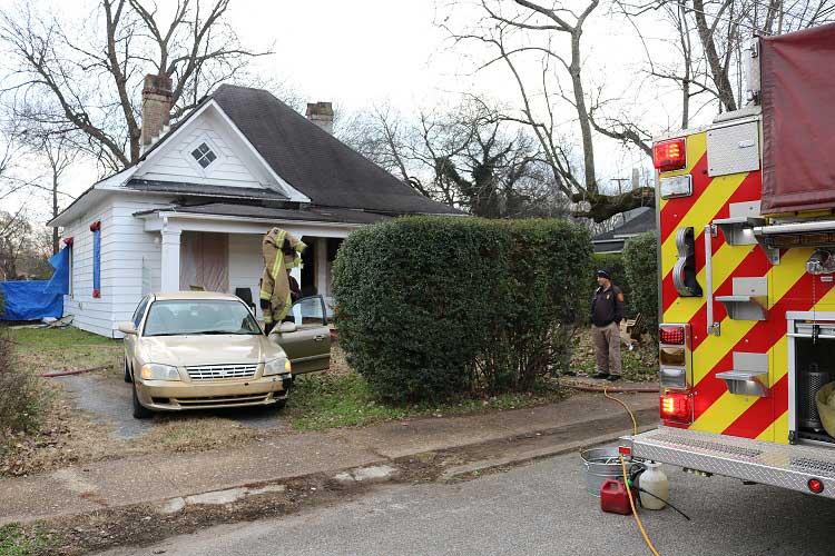 Morning House Fire in Alton Park