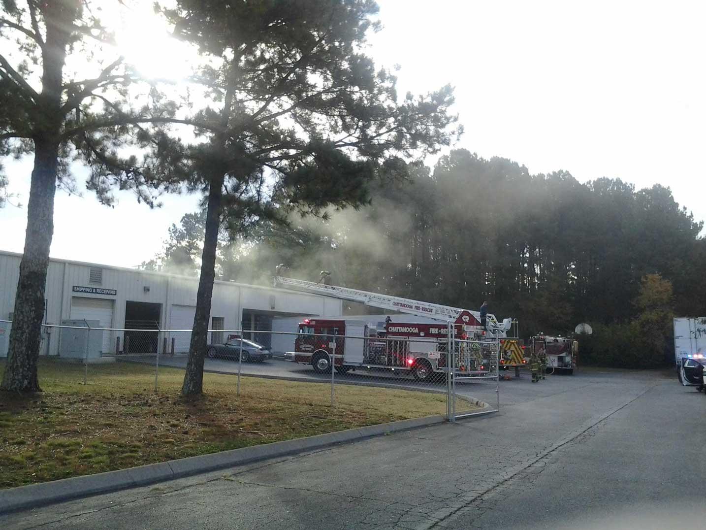 No Injuries in Commercial Fire