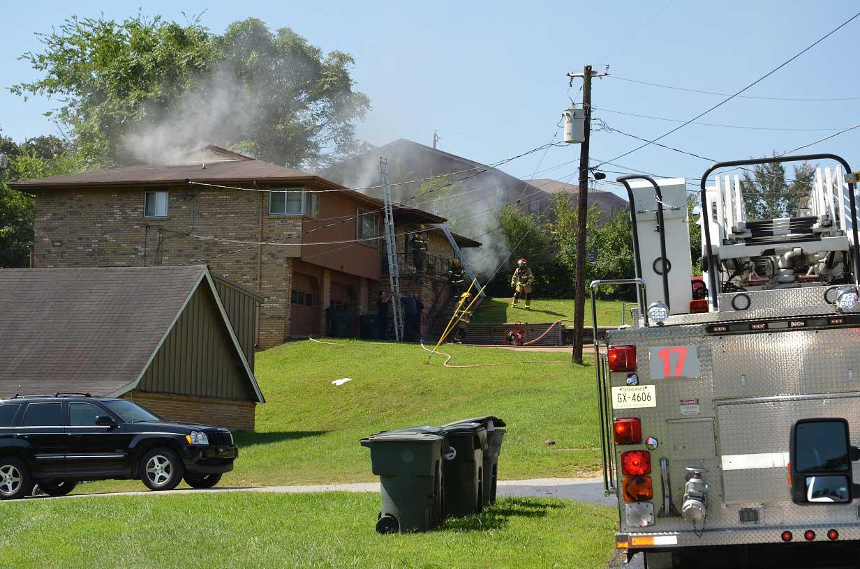 No Injuries in Duplex Fire