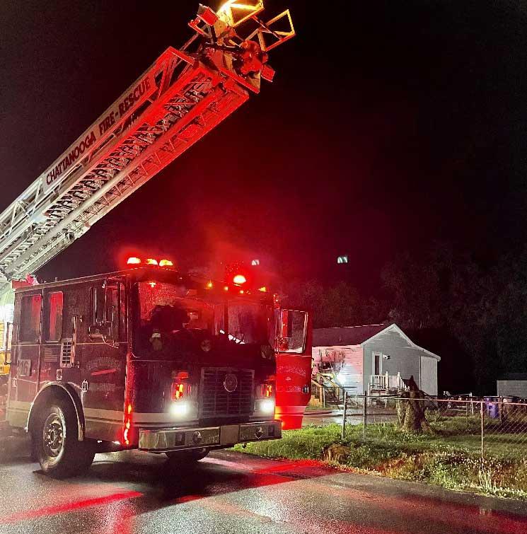 Pets rescued from Hixson house fire