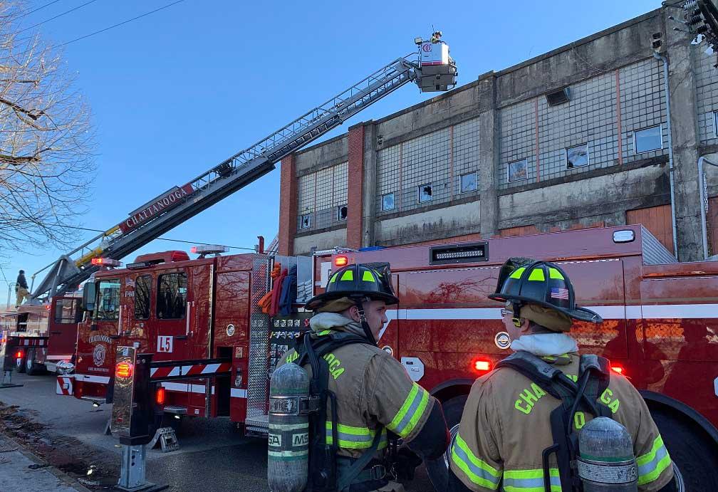 Resident alerts CFD to fire inside old mill