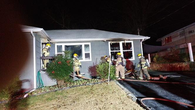 Residential Fire in Hixson