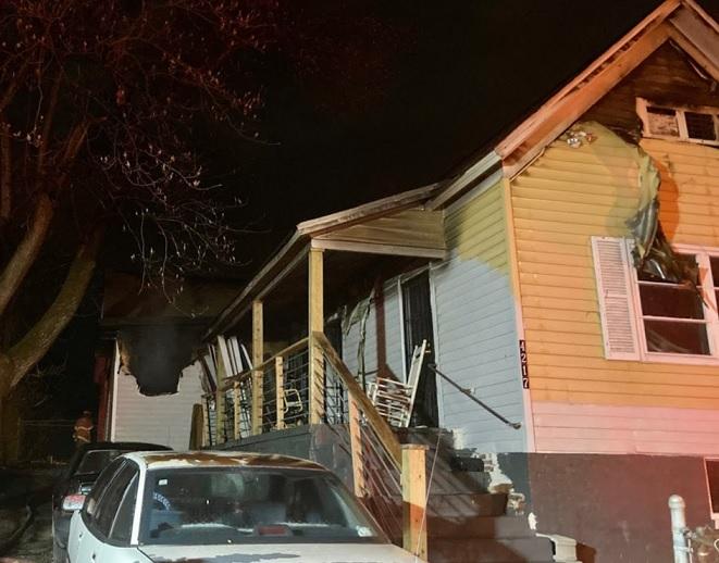 Residents safe after St. Elmo house fire